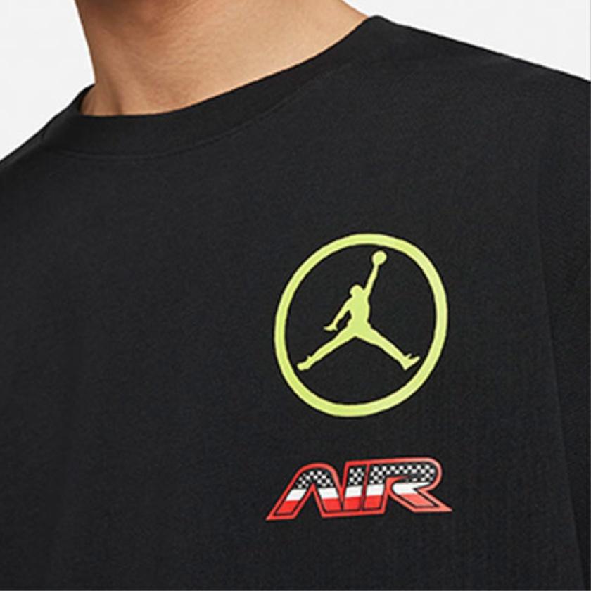Air Jordan Solid Color Casual Short Sleeve Black Men's CV2994-010