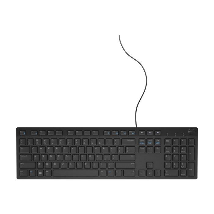 Dell KB216 Clavier USB QWERTY italien noir pour Inspiron 3459, 5559, 5759; Latitude 34XX, 35XX; Precision Mobile Workstation…