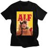 Мужская футболка с принтом ALF (Инопланетная форма жизни) 100% Хлопок Футболки с короткими рукавами Узкий крой - Мужская летняя хлопковая grap...