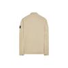STONE ISLAND SS24 Куртка из хлопка супима однотонная с односторонней молнией, нагрудным карманом и логотипом Мужская куртка Бежевый 801510210-V0095