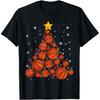 Merry Swishmas Basketball Ugly Christmas Xmas T Shirts Men Cotton Humor Streetwear Tee Shirt Short Sleeve Unisex Loose Clothing