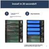 Перезаряжаемый блок питания ИБП 6x18650 Держатель для батарей Корпус с защитой от перезаряда Легкая сборка для наружных устройств