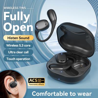 Новые наушники Bluetooth с подвесным ушным вкладышем OWS, шумоподавляющие спортивные сверхдолгоиграющие наушники Bluetooth