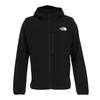 Mountain Softshell SS23 Size M Men's Hoodie, Water-Repellent, Lightweight, NP22303, Black,