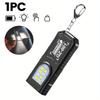 Мини COB светодиодный фонарик, перезаряжаемый, портативный, EDC, фонарь-брелок USB C, flood-фонарь для работы с клипсой и магнитом, для экстренных случаев