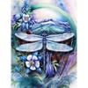 New 5D DIY Diamond Painting Dragonfly Diamond Embroidery Animal Cross Stitch Full Round Drill Home Decor Manual Art Gift