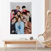 K-pop группа SSuper Junior Гобелен Микрофибра Настенное панно Для спальни Гостиной Декор Наружный Фестиваль Сад Бар Фон