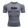 Men's Compression Jiu Jitsu Printed Sports T-Shirt, Breathab