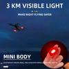 1pc Universal Strobe Light for Motorcycle Scooter Car LED Anti-collision Warning Light 7 Color Drone Flash Turn Signal Indicator