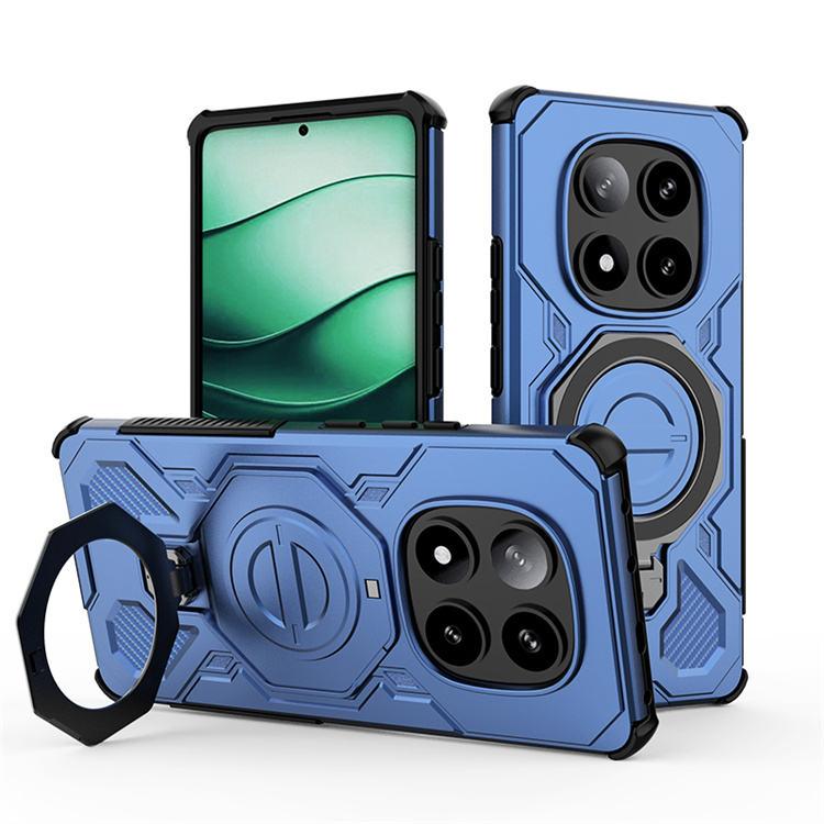 Магнитная подставка с поворотом на 360° Защитный чехол-броня для Xiaomi Redmi Note 15 14 Pro Pro+ Ударопрочный чехол военного класса