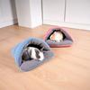 Cat Bed Small Animal Nest Warm Guinea Pig Hideout Cozy Hamster Sleeping Bed  for Hedgehog Bunny