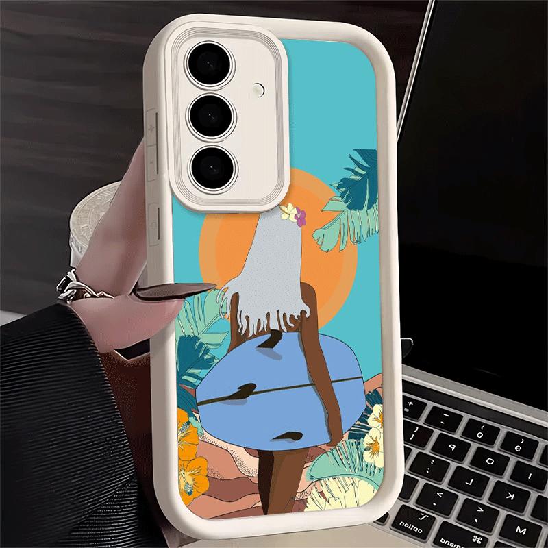Чехол для телефона Surfing Surf Summer Soft с изображением доски для серфинга для Samsung Galaxy A17 A16 A26 A36 A56 A15 A25 A35 A55 A14 A24 A34 A54 A13 A23 A33