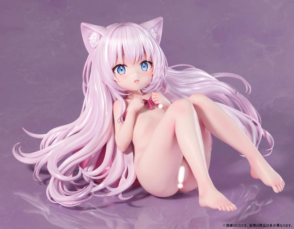 Nikkan Girl Chibi Cat Girl Anastasya масштаб окрашенная готовая фигурка 1/4