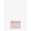 [japan Limited] Jet Set Travel Card Case With Id Case   Mk Signature 35t5gtvd5m8183 Optical White Rose Gold