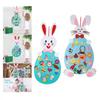 Rabbit Easter Ornaments Toddler Basket Bunny Hanging Craft Kit Felt Party Favor