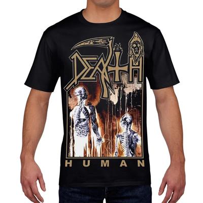 Классическая мужская футболка Death Human 1991 Технический Прогрессивный Дэт-метал Унисекс С коротким рукавом Высококачественная футболка с принтом Y2k