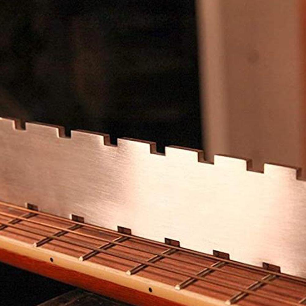 Измерение зазора грифа Линейка с насечками Линейка для гитарных ладов Инструмент для акустического баса