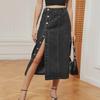 New Hot Girl Semi-Elastic Denim Workwear Casual Skirt for Women