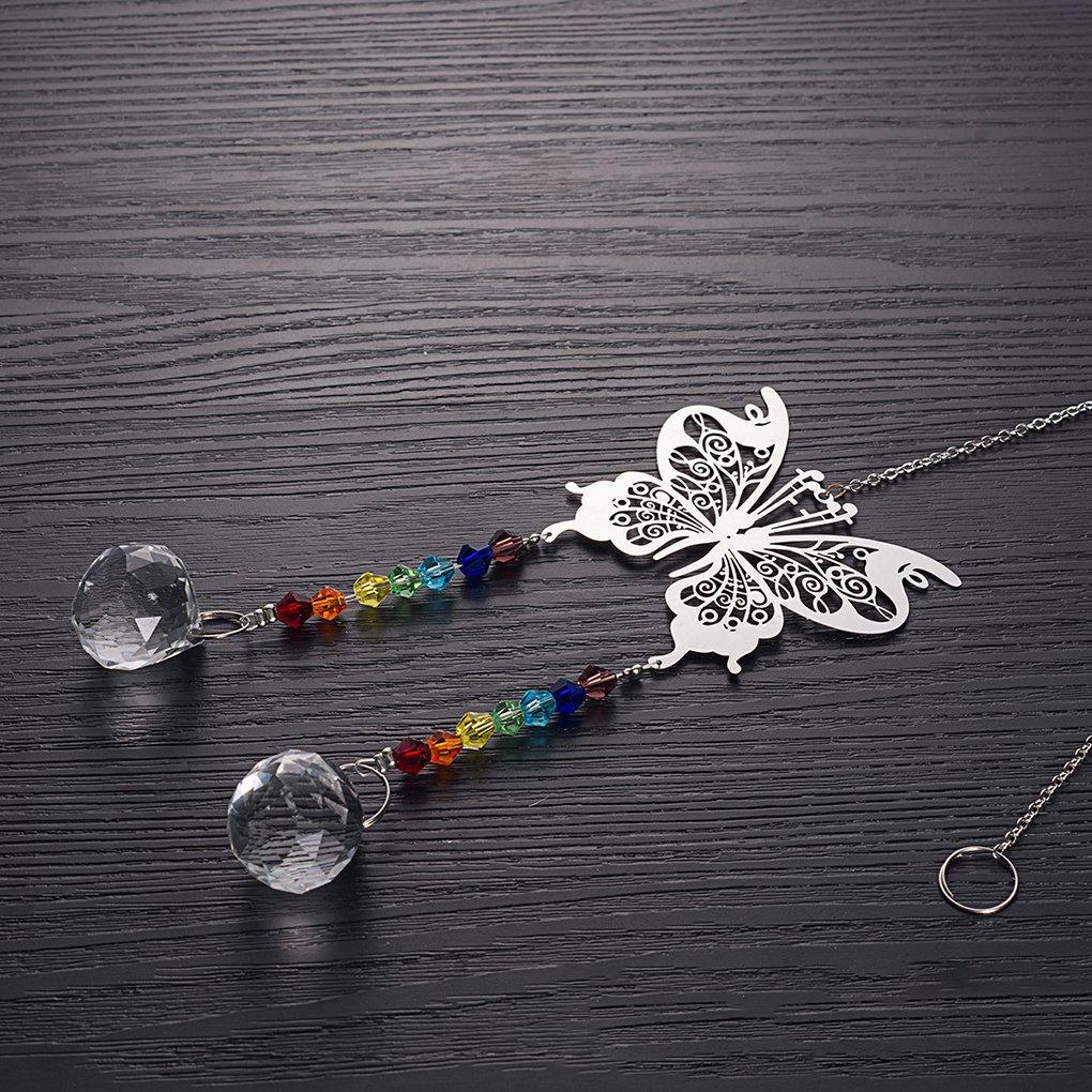 Angle Suncatcher Crystal Ball Prisms Hanging Pendant Window Home Decor