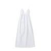 Backless White Maxi Dreeses Women Deep V-neck Sleeveless Slip Dress 2025 Summer Ladies Holiday Casual Dress