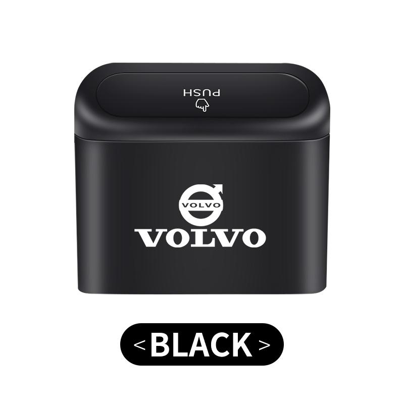 Car Door Portable Trash Can Auto Logo Storage Box Tools For Volvo XC-Classic V60 V40 XC90 S60 XC60 V70 S90 XC40 V90 C40 S40 S80L