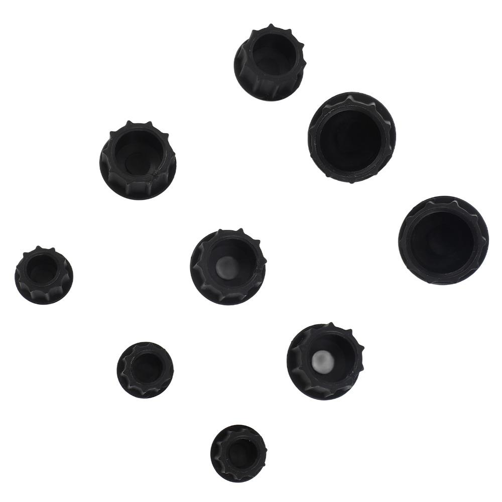 9pcs Rustproof Frame Hole Plug Side Body Frame Panel for BMW R1200GS LC Adventure 14-18 Motorcycle