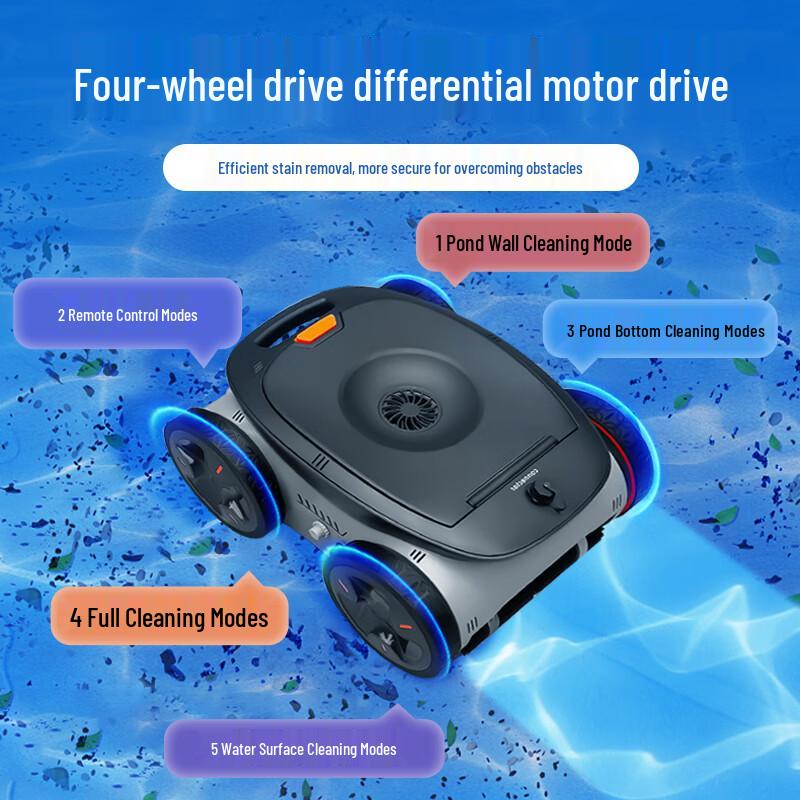 Beirong Luxury Wireless & Manual Pool Cleaner