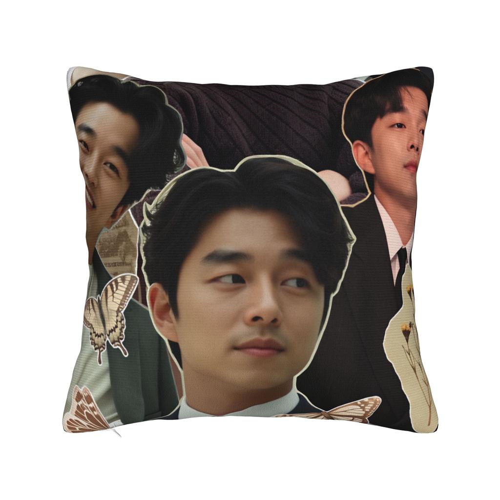 Gong Yoo Pillow Case Soft Pillow Cover For Living Room Bed Chair Fashion Pillowcases