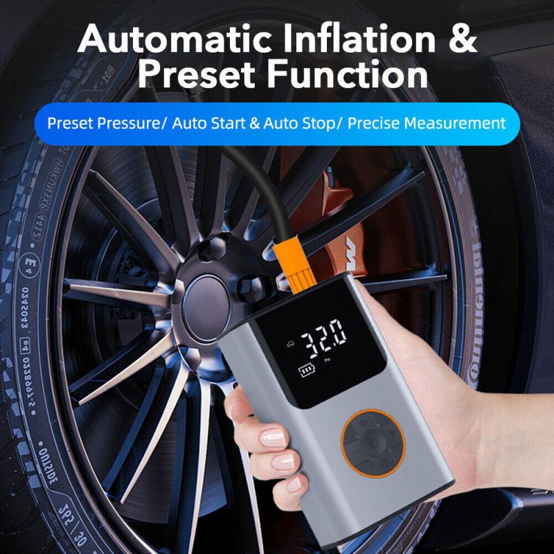 Car Air Pump Blower Inflatable Pump Portable Handheld Wireless Charging Digital Display Air
