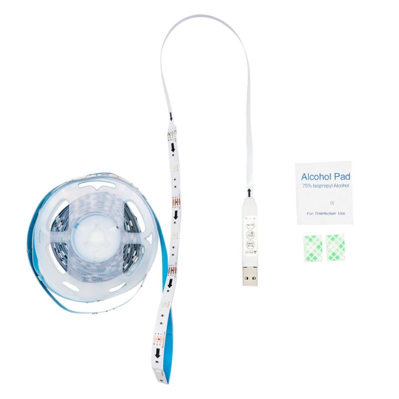 Светодиодная лента 5 В, гибкая лента, диодная лента Rgb 5050, USB-лента, освещение для телевизора, фоновое освещение