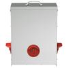 Chicken Feeder 2 pcs Silver 32.5 x 20.5 x 43 cm