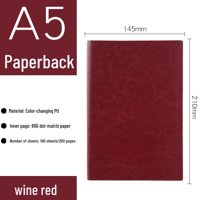 Подарочный набор из кожаных блокнотов премиум-класса с индивидуальным логотипом, форматы A5/B5, толстый блокнот для конференций