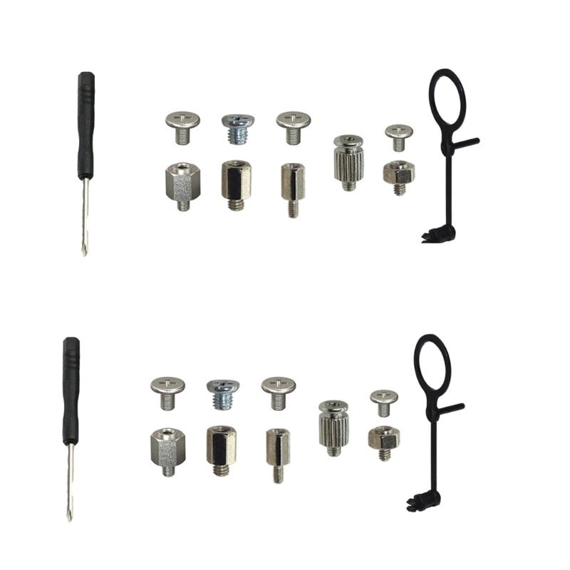 Винт для твердотельного накопителя M.2 2 комплекта/18 шт. Прочный аппаратный инструмент, включая антивибрационную клипсу, крепежные винты для материнской платы