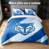 Warrington Wolves Design Bed Bedding Set 1 Duvet Cover + 2 Pillowcases Soft Breathable Household Bed Linens