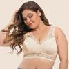 Lace-trimmed Vest-style Insert Push-up Bra Without Steel Ring European and American Breathable Bra