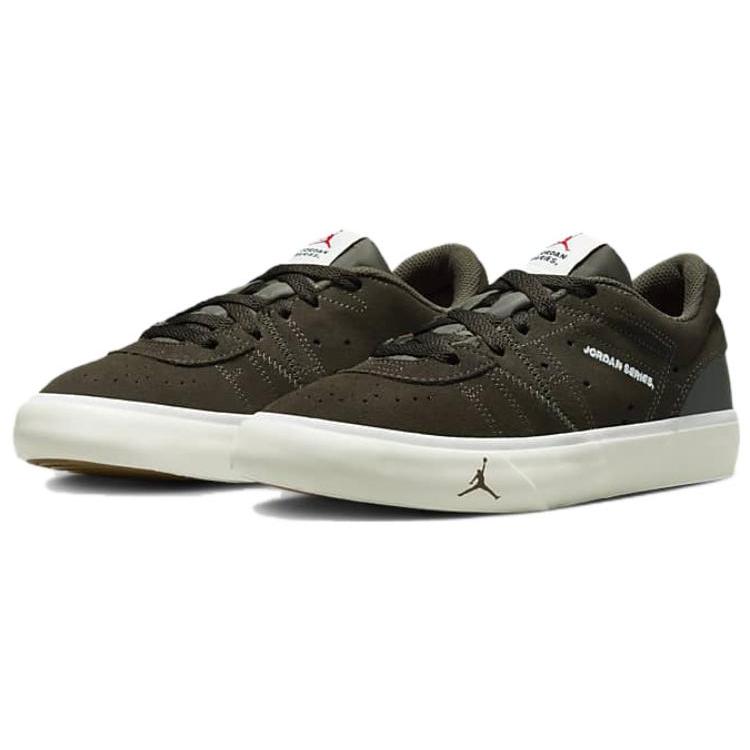 Jordan Кроссовки Air Jordan Series ES Нескользящие Устойчивые к истиранию Низкие Детские для скейтбординга Черные Унисекс DN3205-206