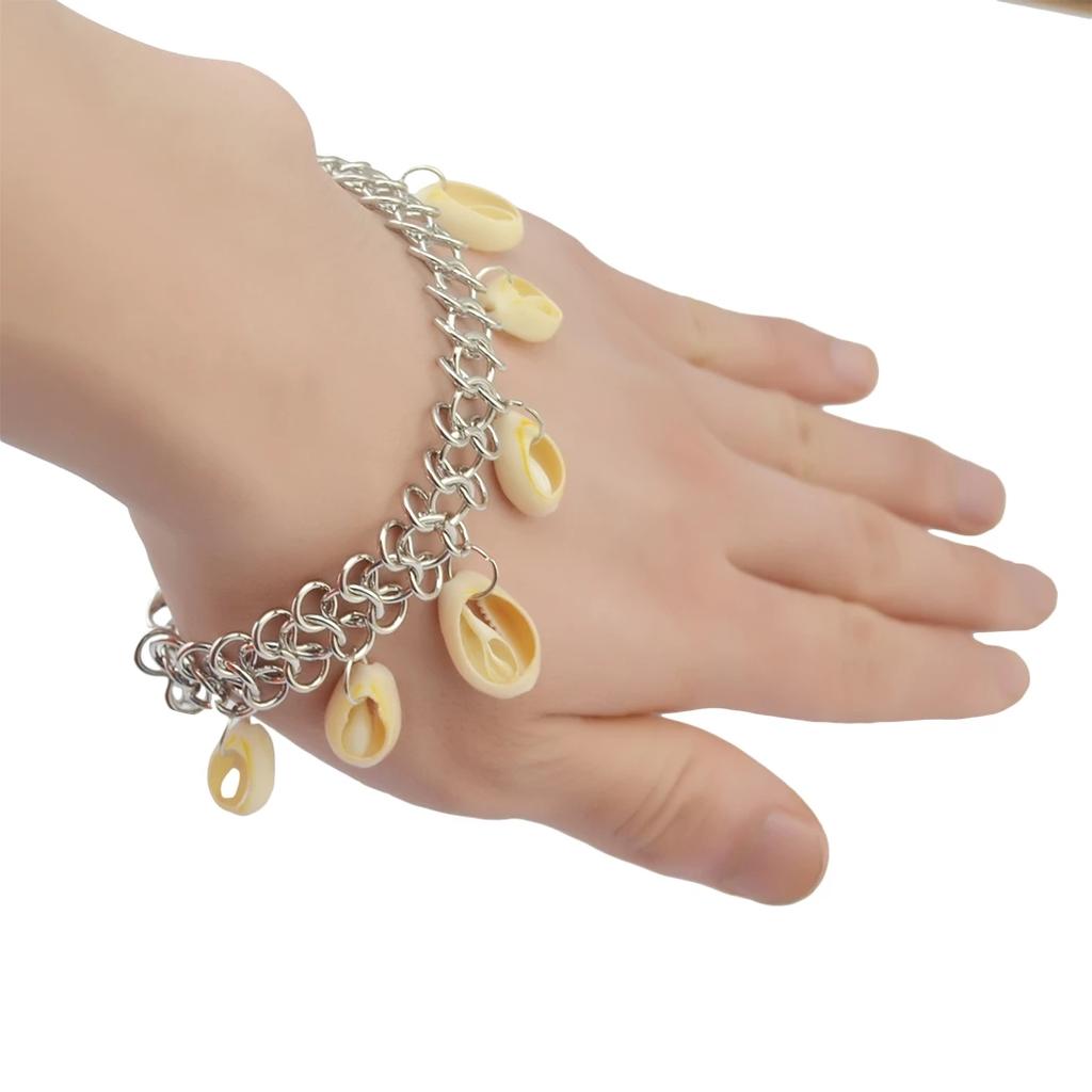 Bohemian Coin Charm Slave Bracelets For Women Vintage Silver Color Bracelet Gypsy Ethnic Tribal Festival Indian Jewelry Turkish
