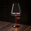 500ml Crystal Goblet Clear Wine Decanter Glass Cup Glassware Rotating Glass Wine Glasses  Whiskey