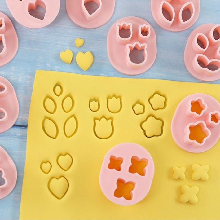 Формы для лепки для изготовления украшений из глины DIY Серьги Рамка Формы для лепки Практичные Форма цветка Формы для сережек из глины