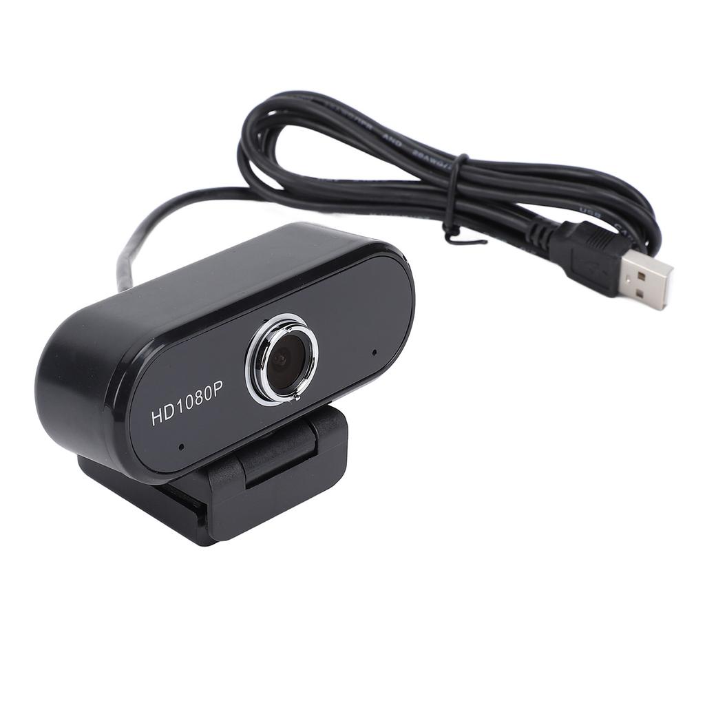 Настольная веб-камера HD 1080P Веб-камера с микрофоном Широкоугольный объектив USB Компьютерная камера для видеозвонков Конференций