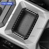 Real Soft Carbon Fiber For Dacia Duster 3 2024 2025 2026 2027 Bigster 2025 2026 2027 Car Center Console Storage Box Frame Trim