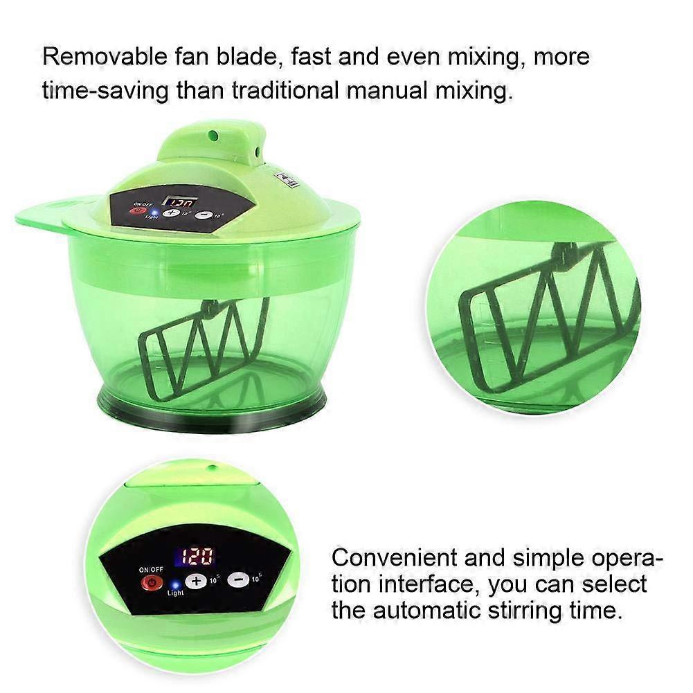 Electric Hair Dye Mixer with Automatic Mixing Control, USB Powered Bowl for Salon and Home Use
