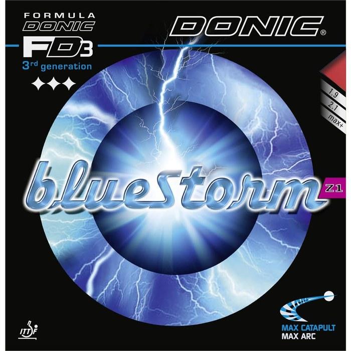 Накладка для настольного тенниса DONIC Bluestorm Z1 AL086 Черная (AB) МАКС+