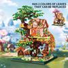 3196PCS Sakura Tree Building Blocks Set Diy Cherry Blossom Bricks Treehouse Model Desktop Ornament Girls Romantic Gifts Kids Toy