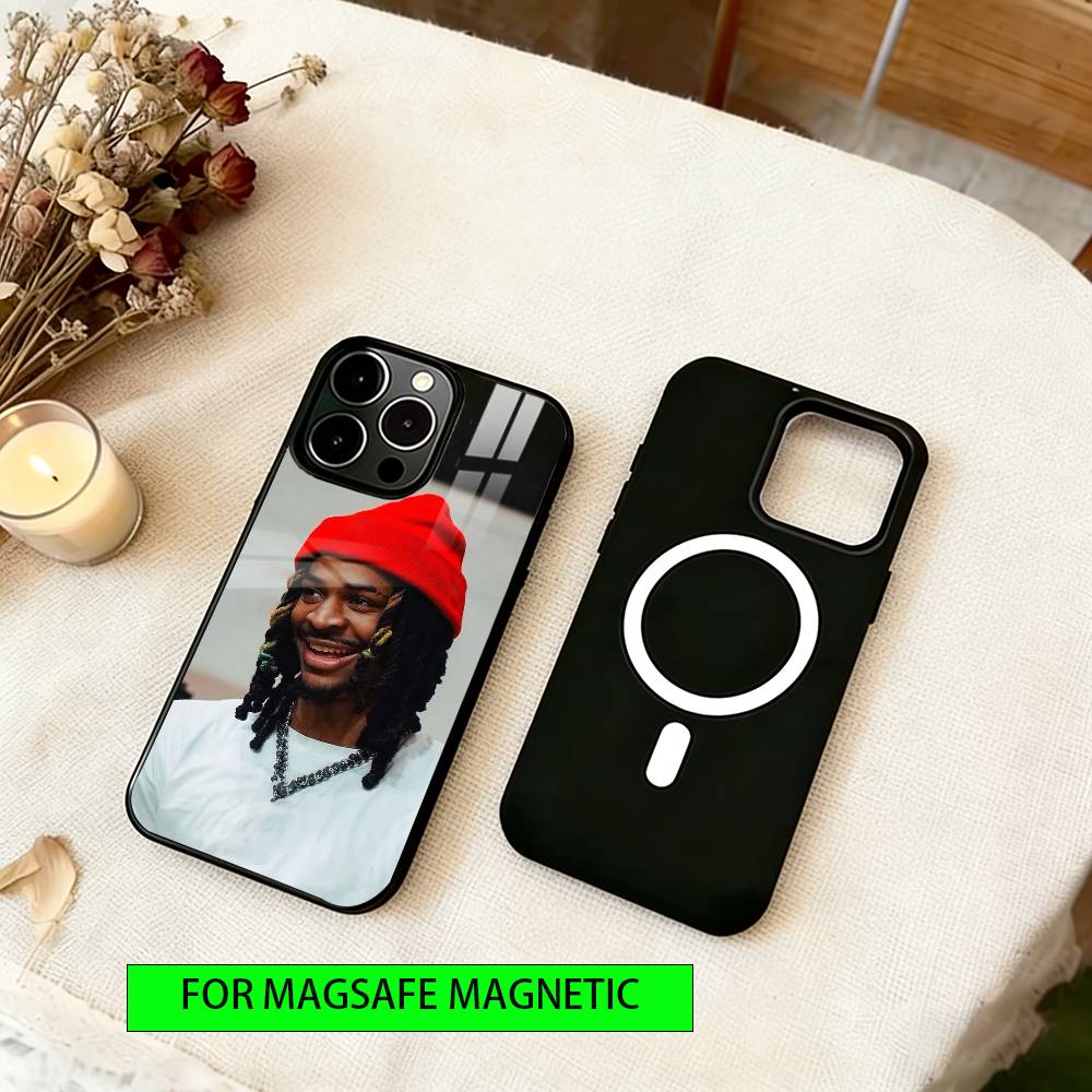 Чехол для телефона Ja Morant для iPhone 17, 16, 15, 14, 13, 12, 11 Plus, Pro, магнитный с Magsafe, беспроводная зарядка