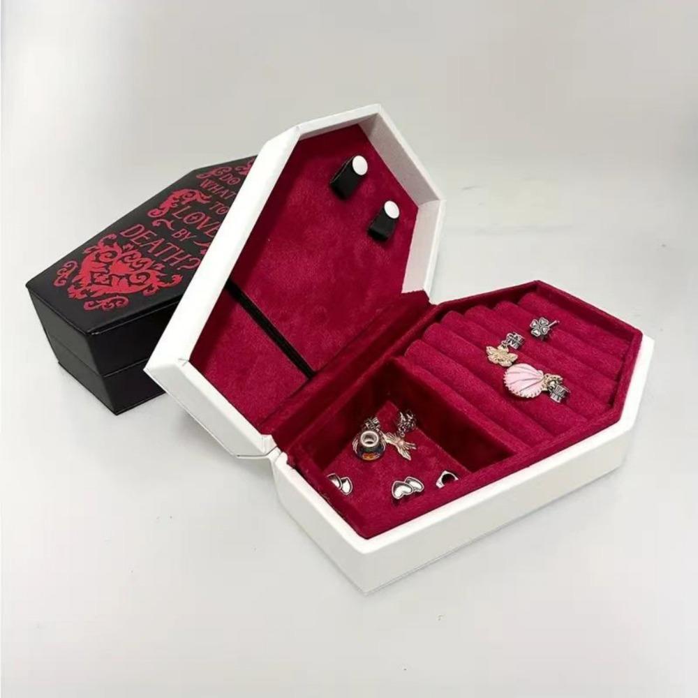 Display Case Halloween Gift Packaging Box Trinkets Storage Portable Jewelry Organizer Travel