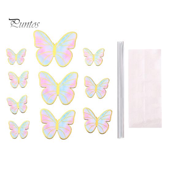 Популярные простые в использовании 2 стиля украшения торта многоцветные пищевые для выпечки