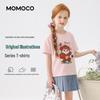 Летняя футболка с принтом для девочек MOMOCO