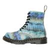 Синие летние кожаные ботинки на шнуровке 1460 Pascal Tie Dye (Женский) Женские кроссовки 27242400