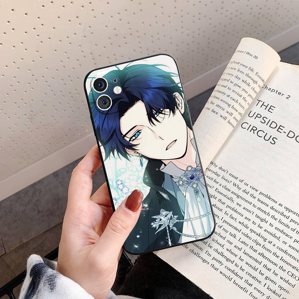 Черный Killer W-Whale Baby Корейский комикс Чехол для телефона Для IPhone 17 Air 16 15 14 13 Pro Max 11 12 Черный силиконовый чехол